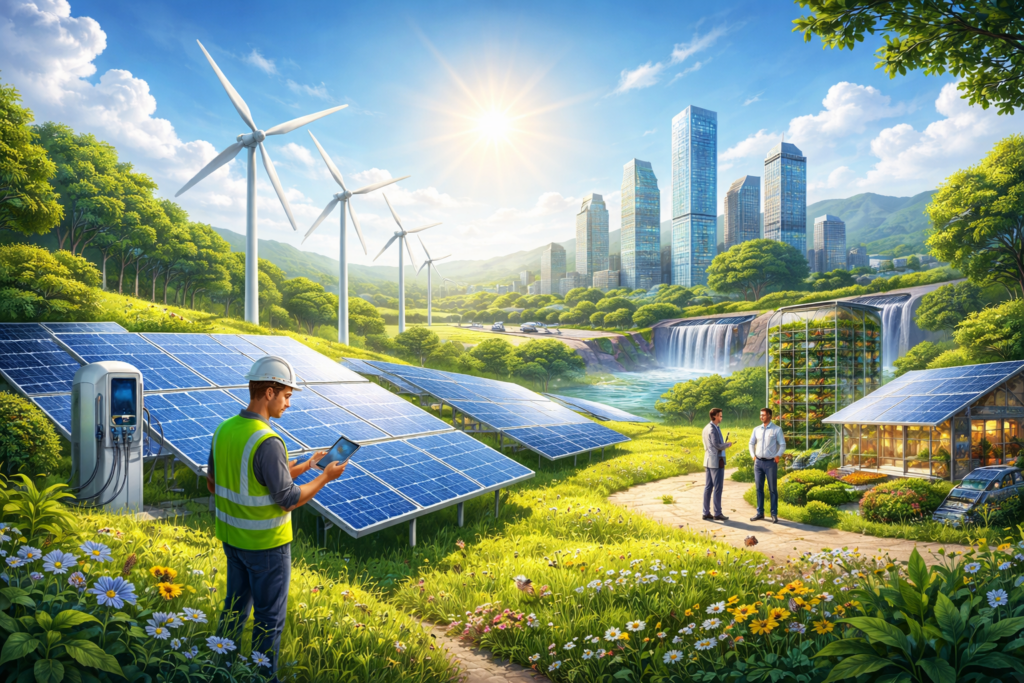 Green Tech Innovation : Rise of Clean Energy & Sustainable Engineering