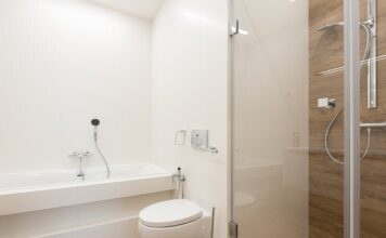 Utilizing Bathroom Space with Custom Shower Doors Bathroom Space