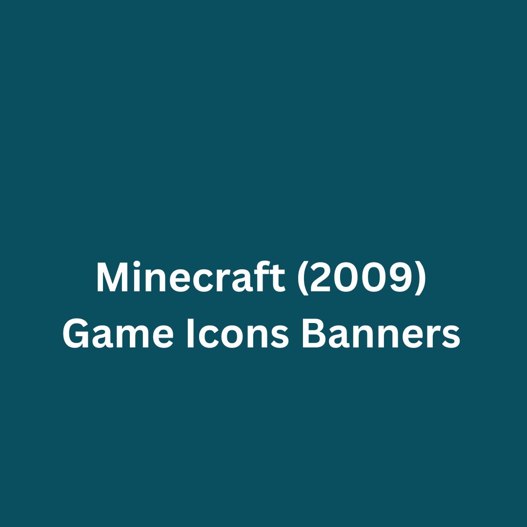 A Complete Guide To Minecraft (2009) Game Icons Banners - Megri Blog ...