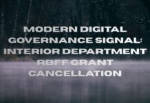 Modern Digital Governance Signal: Interior Department RBFF Grant Cancellation Modern Digital Governance Signal: Interior Department RBFF Grant Cancellation
