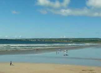 The Cliffs of Moher Burren region in County Clare, Ireland