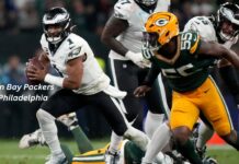 Player Stats for the Green Bay Packers vs. Philadelphia Eagles Game Player Stats