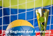 Lineups For The England And Australia National Football Teams The England And Australia National Football Teams