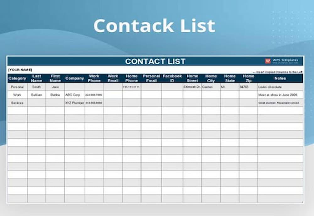 Contact List