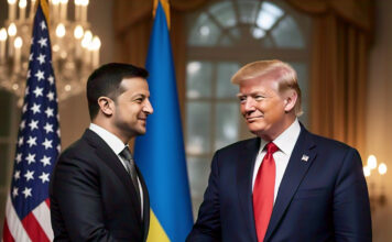 A High-Stakes Summit: The Contentious Meeting Between Trump and Zelenskyy U.S. President Donald Trump and Ukrainian President Volodymyr Zelenskyy,