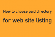 How To Choose Paid Directory For Web Site Listing?